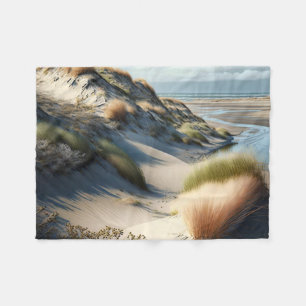 Golden Dunes Fleece Blanket