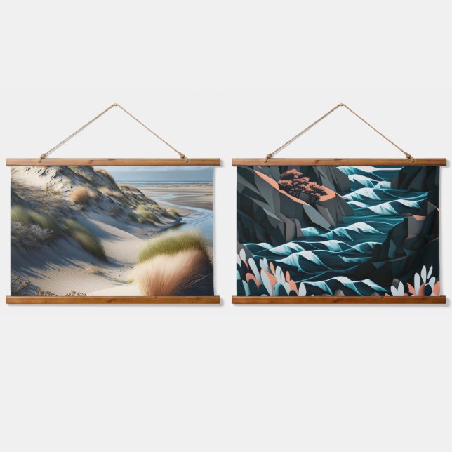 Golden Dunes Hanging Tapestry (Double)