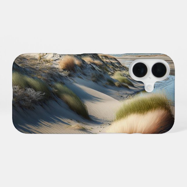 Golden Dunes iPhone 16 Case (Back Horizontal)