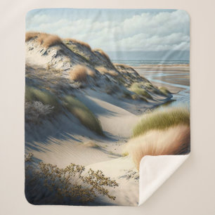 Golden Dunes Sherpa Blanket