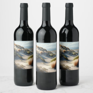 Golden Dunes Wine Label