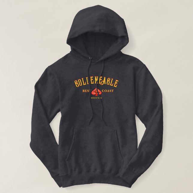 Golden Eagle Best Coast Since Now Hoodie (Design Front)