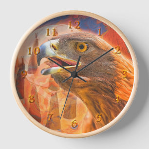 GOLDEN EAGLE Calling all Kachina's Clock