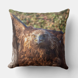 Golden eagle cushion