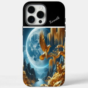 Golden Eagle Golden Tree Branch iPhone 16 Pro Max Case
