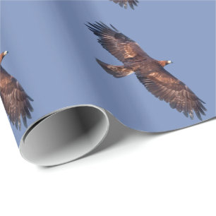Golden Eagle in Flight Wrapping Paper
