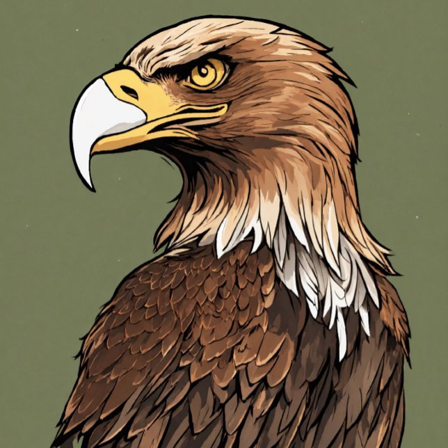 Golden Eagle Majesty Inclusive Printed t-shirt  (Creator Uploaded)