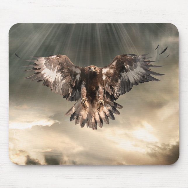Golden Eagle Mouse Pad (Front)