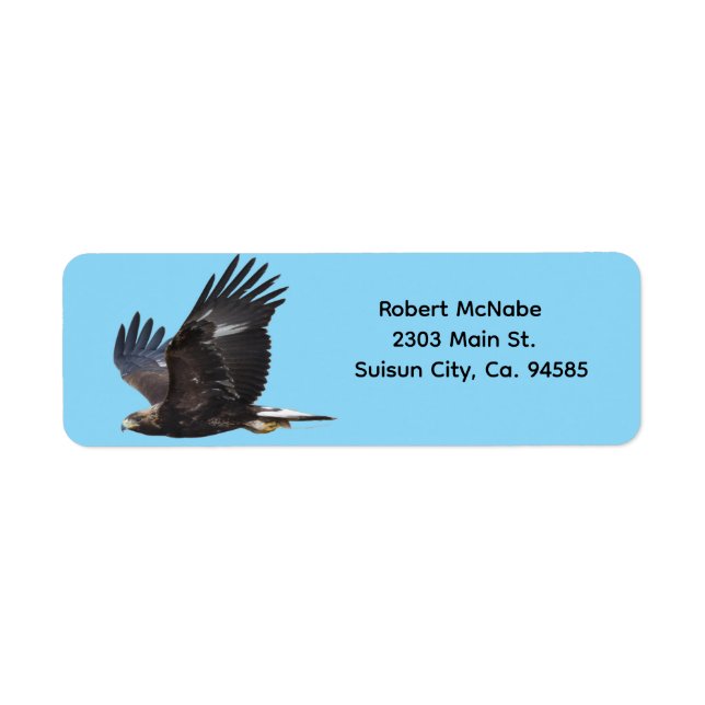 Golden Eagle Return Address Label (Front)