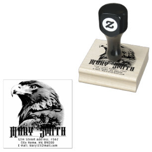 Golden Eagle Rubber Stamp