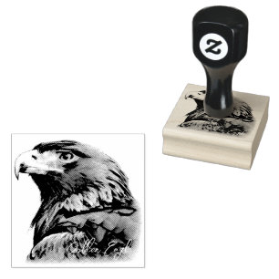 Golden Eagle rubber stamp