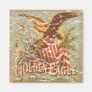 Golden Eagle Tobacco 1900 - distressed Magnet