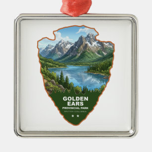Golden Ears Provincial Park Arrowhead Metal Ornament