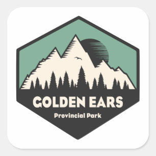 Golden Ears Provincial Park British Columbia Square Sticker