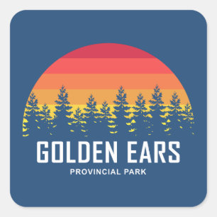 Golden Ears Provincial Park British Columbia Square Sticker