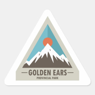 Golden Ears Provincial Park British Columbia Triangle Sticker