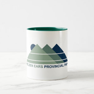Golden Ears Provincial Park Mountain Sun Two-Tone Coffee Mug