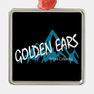 Golden Ears Provincial Park Mountains Metal Ornament