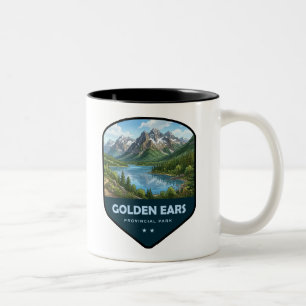 Golden Ears Provincial Park Shield Two-Tone Coffee Mug
