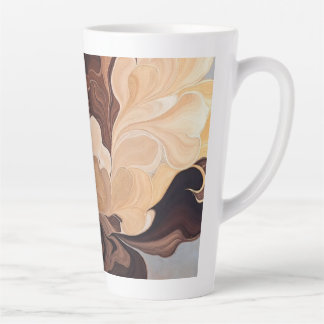 Golden Earth Bloom Latte Mug