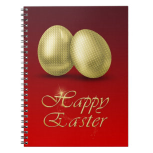 Golden Easter Eggs - Notebook