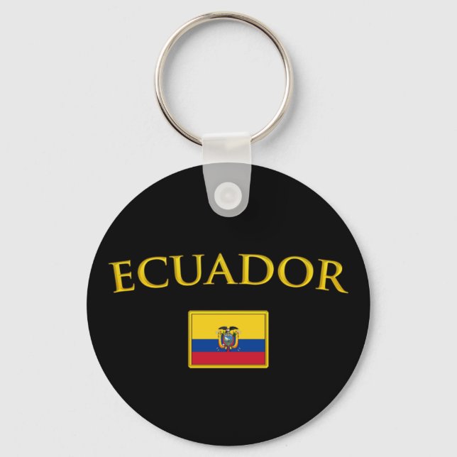Golden Ecuador Key Ring (Front)