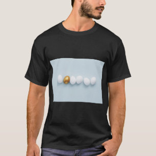 Golden Egg Among White – Unique Design T-Shirt