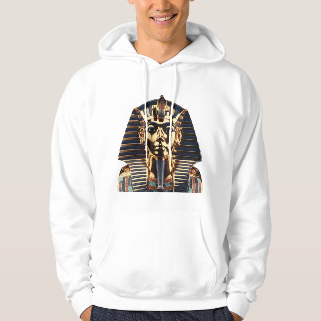 Golden Egyptian Mask Artwork Hoodie (Front)
