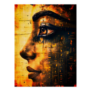 Golden Egyptian Pharaoh Wall Art – Ancient History