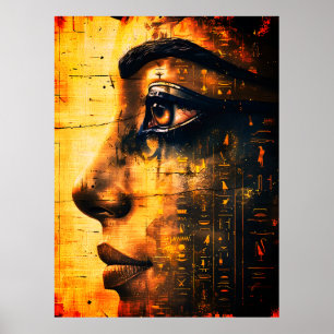 Golden Egyptian Pharaoh Wall Art – Ancient History