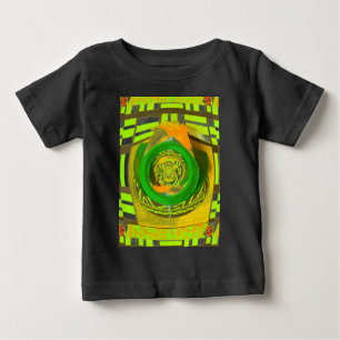 Golden Elegance: Beautiful African Yellow Rose Art Baby T-Shirt