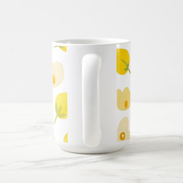 Golden Elegance  Coffee Mug (Handle)