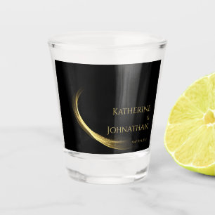 Golden Elegance-Money/shot Dance- Shot Glass