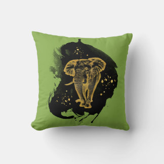 Golden Elephant Kissen Greenery Cushion