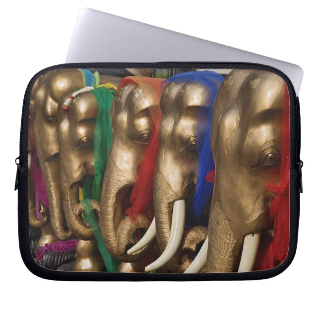 Golden Elephants Laptop Sleeve (Front)