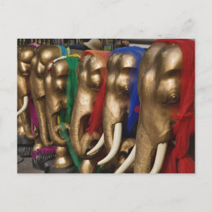 Golden Elephants Postcard