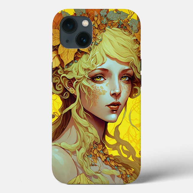 Golden Elf Fairy Fae Fantasy Art Case-Mate iPhone Case (Back)