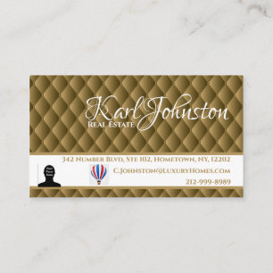Golden Embossed Luxury Pattern Business Card