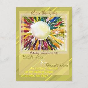Golden"Engagement jewellery" Modern Invitation Postcard