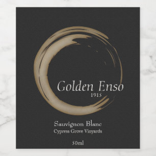 Golden Enso Wine Label