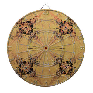 Golden Entanglement Dartboard