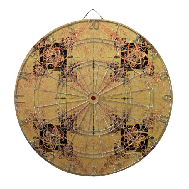 Golden Entanglement  Dartboard (Front)