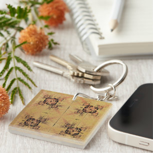 Golden Entanglement  Key Ring