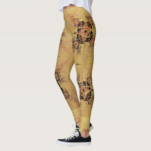 Golden Entanglement Leggings