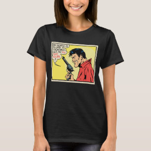Golden Era Cowboy Cool • Outlaw Western Pop Art T-Shirt