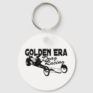 Golden Era Drag Racing Slingshot Dragster Key Ring