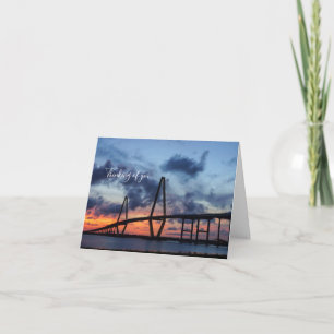 Golden Evening At Arthur Ravenel Thinking You Card