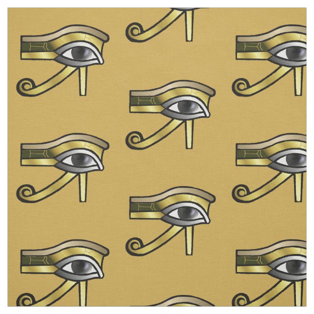 Golden Eye of Horus Fabric (Swatch)