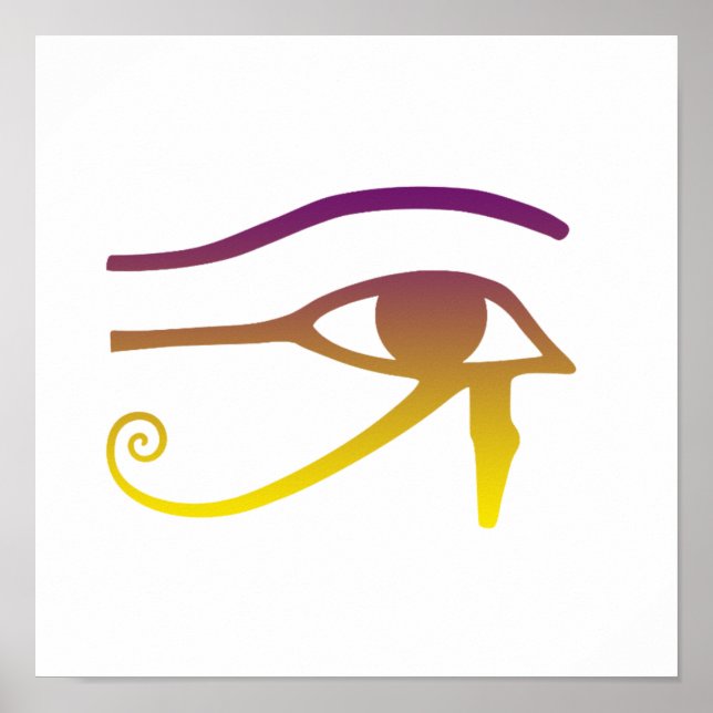 Golden Eye of Horus Poster (Front)