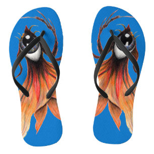 Golden Eye Surreal Goldfish Fantasy Original Art Thongs